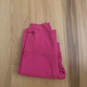 Neon pink align leggings